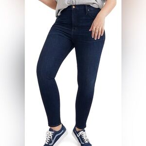 Seven7 Dark Blue Women's Ankle Jeans